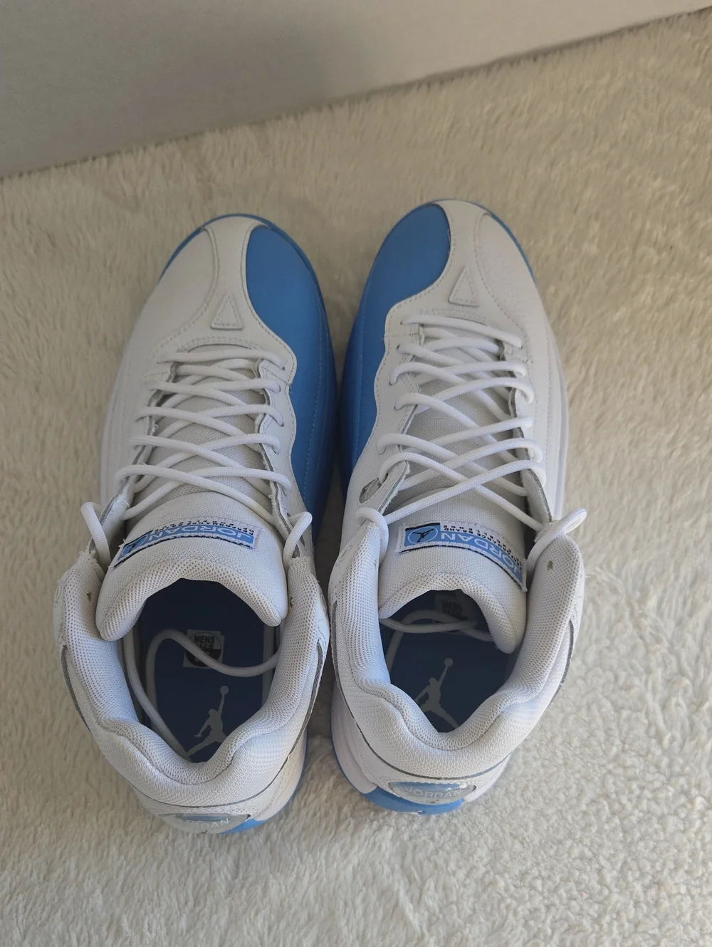 Jordan Jumpman Team II White University Blue Sneakers Men’s Size 8.5 NWOB